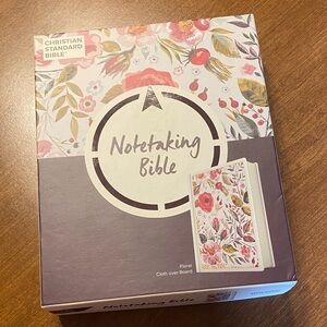 Holman CSB Notetaking Bible Floral Cloth